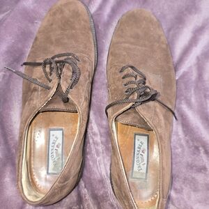 FACONNABLE  Andrea Brown Leather Oxford Dress Shoes Mens Size 10 M ITALY